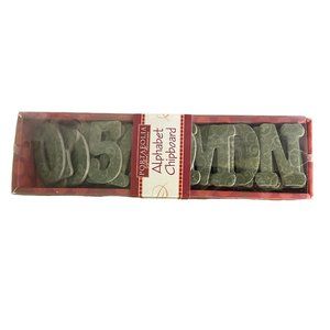 Portfolia Gifted Memories Alphabet Chipboard BNIB